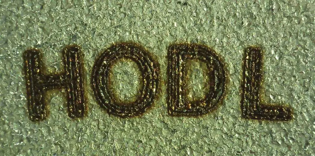 Lasergravur auf Edelstahl