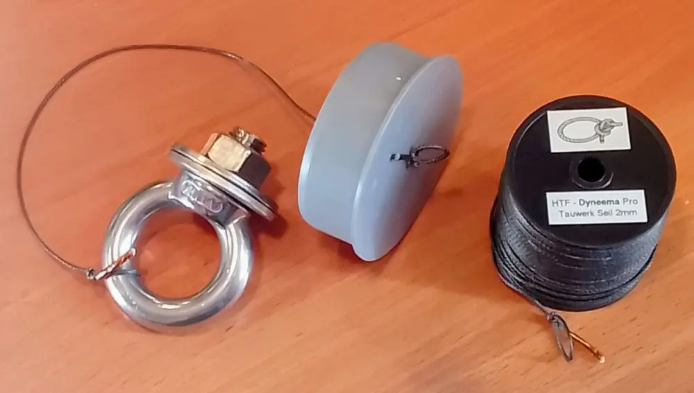 Muffenstopfen-Dyneema-Ringschraube